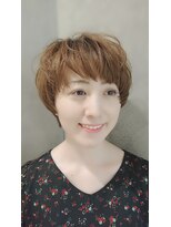 美容室 クリア ショートボブ