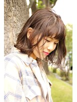 ヘアメイク マルナ 大通店(HAIR MAKE MALUNA) 【MALUNA 神】肩ハネ×ハイライト×ツヤアッシュ