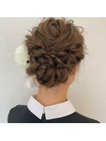 結婚式ヘアセット