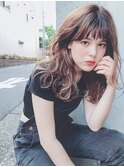 M.SLASH馬車道/抜け感アンニュイウェーブパーマ/シャドールーツ