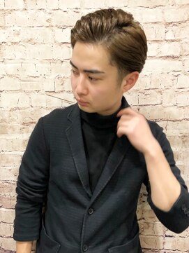 グレイスフル バーバープラチナム 六本木店(Graceful Barber platinum) 七三オールバックビジネスかきあげヘア<理容室>