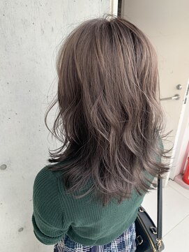 リアン(Lien) Lien☆大人かわいいグレージュ×ダブルカラー×フリンジウェーブ