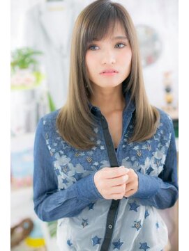 ヘアアンドビューティー ミック(Hair & Beauty miq) シアーグレージュが大人かわいい艶カラーセミディc1