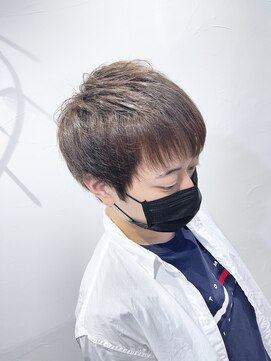 テクライズ 豊橋店(TECHRISE) アッシュベージュ＆フロントストレート