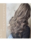 バレイヤージュハイライトベージュ