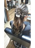 ハーフアップ☆ヨシンモリ