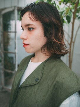 美容室 リズヘアー 稲毛店(Riz hair) 強めロブ スタイル【稲毛駅】