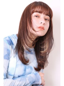 ヨファ ヘアー 芦屋店(YOFA hair) イメチェンストレートモードフェミニンショコラアッシュ0206