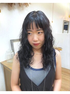 ブーケ(bouquet) お手入れ簡単外国人風スパイラルパーマ♪