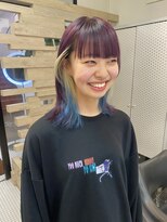 ニューウェーブ テテ 下通店 New wave TETE ミディアムヘアー　