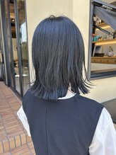 【長澤果歩】ブリーチなしで作る透明感カラー×質感調整カットで褒められHairに◆