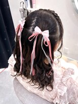 ヘア サロン クラン ソア 心斎橋店(hair salon clan soar)&nbsp;あみかちゅハーフツイン【クランソア】ヘアセット/心斎橋