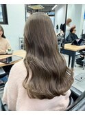 前髪カット_アンブレラカラー__韓国マッシュ_ウェーブパーマ