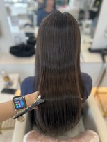 シャルム バイ アローズ 久留米店(CHARM BY AROSE)&nbsp;大人可愛い透明感立体感グレージュ×エアストレート