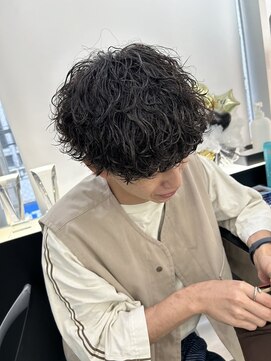 ネクスト 静岡店(NEXT) MEN'S HAIR/ダークアッシュ/ニュアンスパーマ/韓国マッシュ