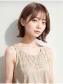 大人可愛い似合わせカット♪ナチュラルカラー/フェミニンボブ