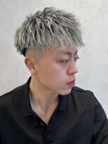 ルースト 西院店(ROOST)&nbsp;ホワイトメッシュ×縦落ちツイスト