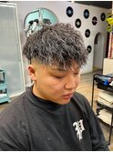 ホワイトメッシュ/ツイストスパイラル/【早田隼哉】
