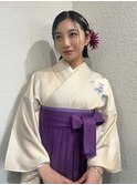 タイトボブ/透明感カラー/ヘアセット