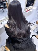 ブリーチなしラベンダー×韓国巻き/前出