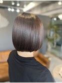 丸みボブスタイル