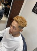 オールバックパーマ