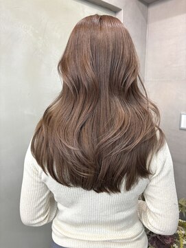 ファビ 渋谷(Fab) くびれヘア/暗めカラー/アプリコットオレンジ/縮毛矯正