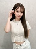 ナチュラルストレート×美髪エクステ