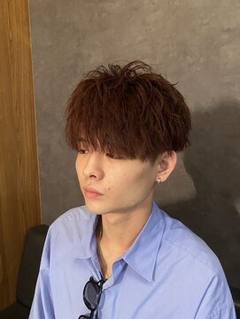 オスマン 御茶ノ水神保町店(Osmann) 【束感×レッドカラー】色気ショートスタイル