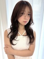 ホットリップ(HOT LIP)&nbsp;長めシースルーバング＆カカオブラウンカラー♪