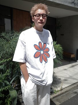 オムズ(OM's) メンズカットスパイキーショートブリーチダブルカラー