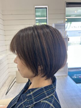 テラス ヘアアンドボタニカル(terrace) terrace岩政/ショートボブ/30代40代/姪浜