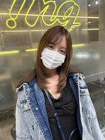 キング 梅田店(K!ng)&nbsp;縮毛矯正髪質改善ハイライトレイヤーカット梅田美容室エクステ