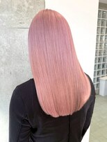 サンクマーケット 渋谷(cinq MARKET) 渋谷ブリーチカラーミディアムレイヤーミルクティーベージュ30代