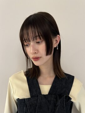 マイル 渋谷(mile) こっくりブラウン / 姫カット