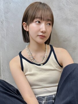 ロンドプロフィール 浦和(Lond profil) ブリーチなしカラー伸ばしかけヘア簡単スタイリング小顔ヘア