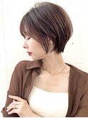 大人ガーリー 似合わせカット ミディアムレイヤーカット 小顔