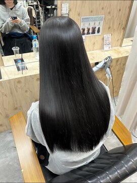 ヌープヘアーアイス(NUUP.hair ici) 美髪ストレート×髪質改善◎艶髪ロングアッシュグレージュ