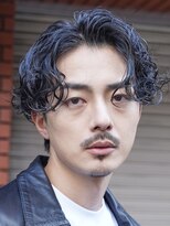 フィフスパーク(fifth PARK)&nbsp;渋谷大人緩めツイストスパイラルパーマシャドウパーマメンズ