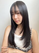 トリッカ シブヤ(TRICCA SHIBUYA) レイヤーカット/ロングヘア/透明感/艶カラー/ツヤ髪/グレージュ