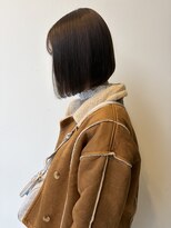 ロックス バイ マグ 松本(rocks BY MAG)&nbsp;くすみベージュマロンベージュ前下がりボブ丸みボブ