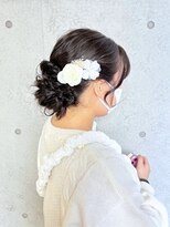 ティエラ 原宿 表参道(Tierra)&nbsp;【Tierra美侑】ふわふわシニヨンアレンジでお呼ばれヘア