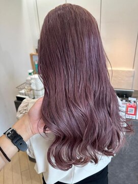 ユニ バイ マグ 長野店(Uni.by Mag) 透明感抜群♪ケアブリーチハイトーンピンクラベンダーカラー