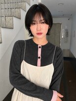 トリッカ シブヤ(TRICCA SHIBUYA)&nbsp;小顔ボブ/耳掛けボブ/コンパクトボブ/暗髪カラー