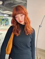 ナヌーク シブヤ(nanuk shibuya)&nbsp;暖色カラーブリーチカラーダブルカラーハッシュカットレイヤー