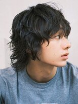 アンサー 原宿(ANSWER)&nbsp;渋谷メンズボブメンズミディアムシャドウパーマニュアンスパーマ