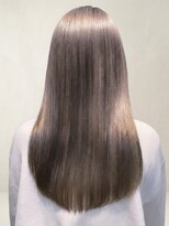 ライナス(Linus)&nbsp;髪質改善トリートメント透明感ショコラグレージュ艶髪ストレート
