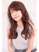 ヘアーアンドファッションシオミエイチ (hair＆fashion shiomi H) ［shiomi H］緩やかウェーブロング