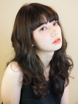 クエスチョン(Question) 波巻きアッシュグレージュ