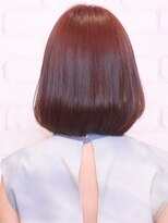 ジュリアンマーラ(Julien Mara) 丸みのあるストレート/ミディアムボブ/ワンカールボブ/ピンク/秋